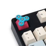 Artisan Keycaps Hand Spinner blue and pink