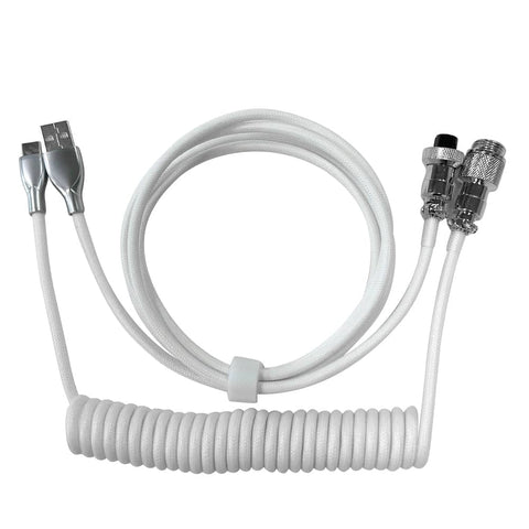 Custom keyboard cable White
