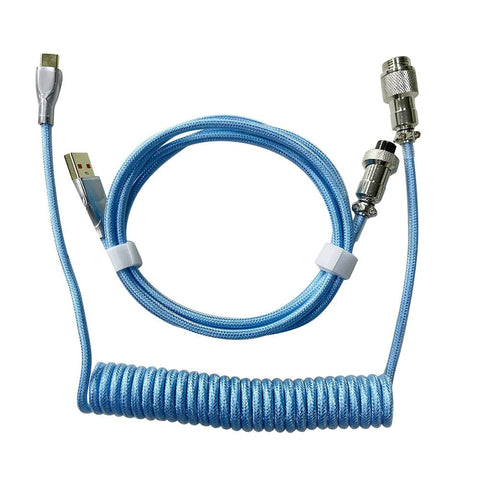Light Blue Braided Cable USB-C