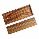 Wooden Keyboard Case Zebrano 60% size