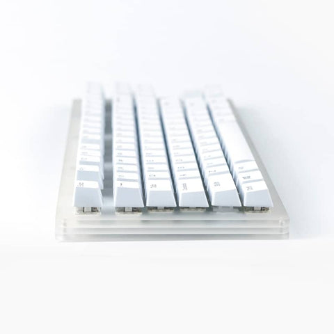 Clavier Mécanique TKL 80% Blanc RGB - Keycaps Industries