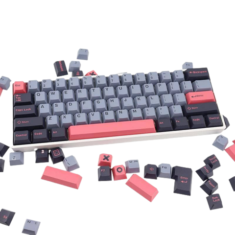 Keycaps 8008 - Pink and grey