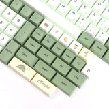 matcha green mint keycaps