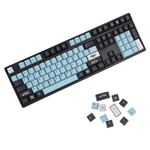 mizu keycaps kit on a mechanical keyboard with extra keys