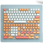 141 keycaps peach keyboard kit