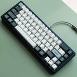 Custom plant keycaps kit on a mechanical keyboard