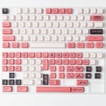 Complete set of Hella Tight Keycaps pink